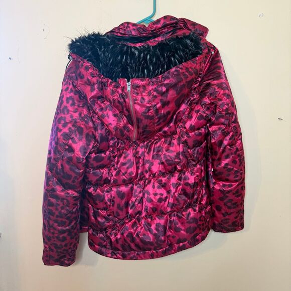 Obermeyer Leighton women’s ski jacket pink purple animal print 12 petite coat - Picture 5 of 6